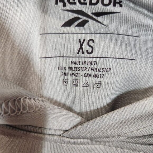 Reebok Men's Pullover Lightweight Hoodie in Light Gray - Size XS - Picture 5 of 5